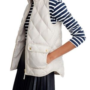 NWT jcrew excursion quilted down vest xs